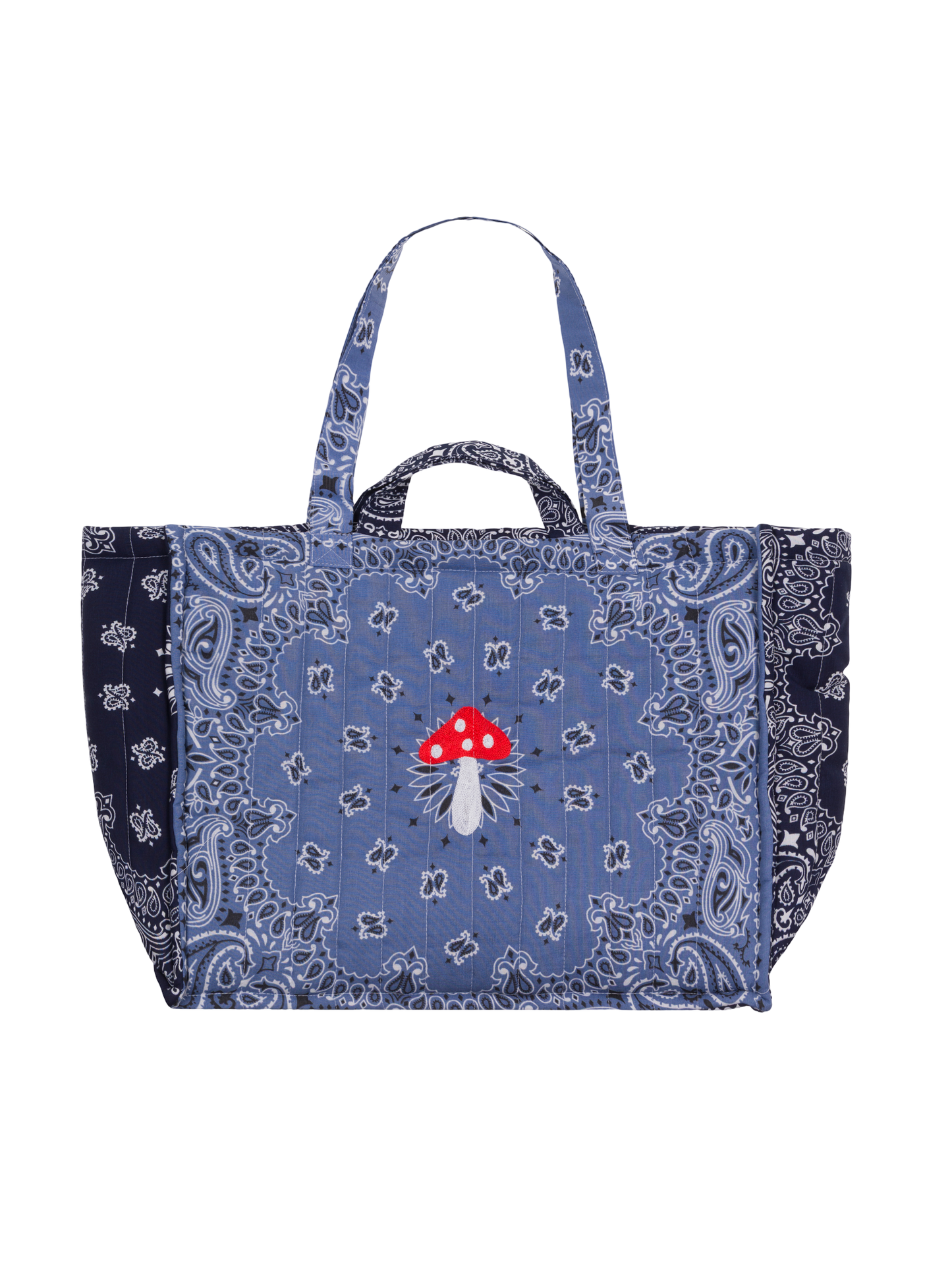 Cabas Quilted Tote Bag - Mushroom