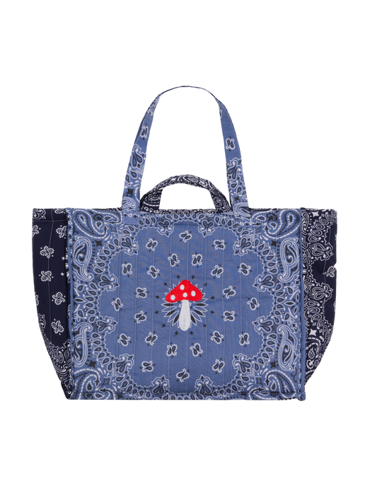 Cabas Quilted Tote Bag - Mushroom