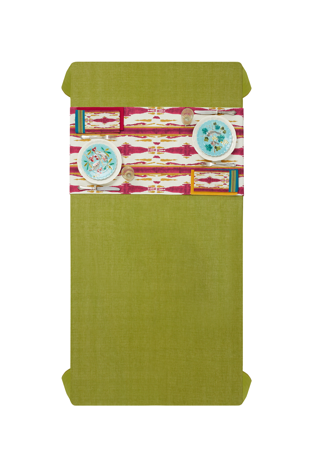 Cotton Runner - Flame Aubergine Gold