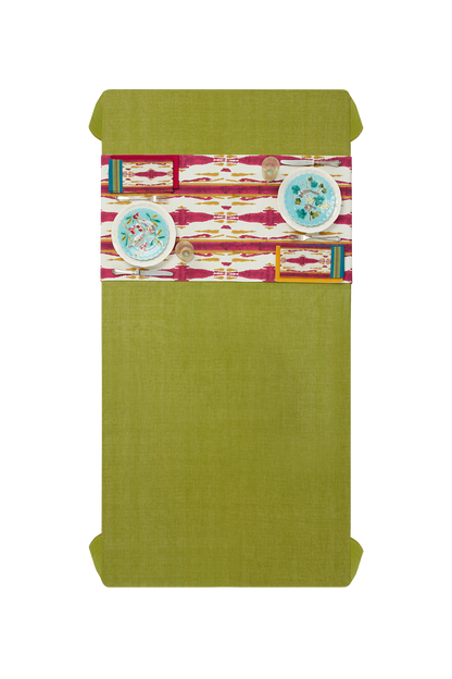 Cotton Runner - Flame Aubergine Gold