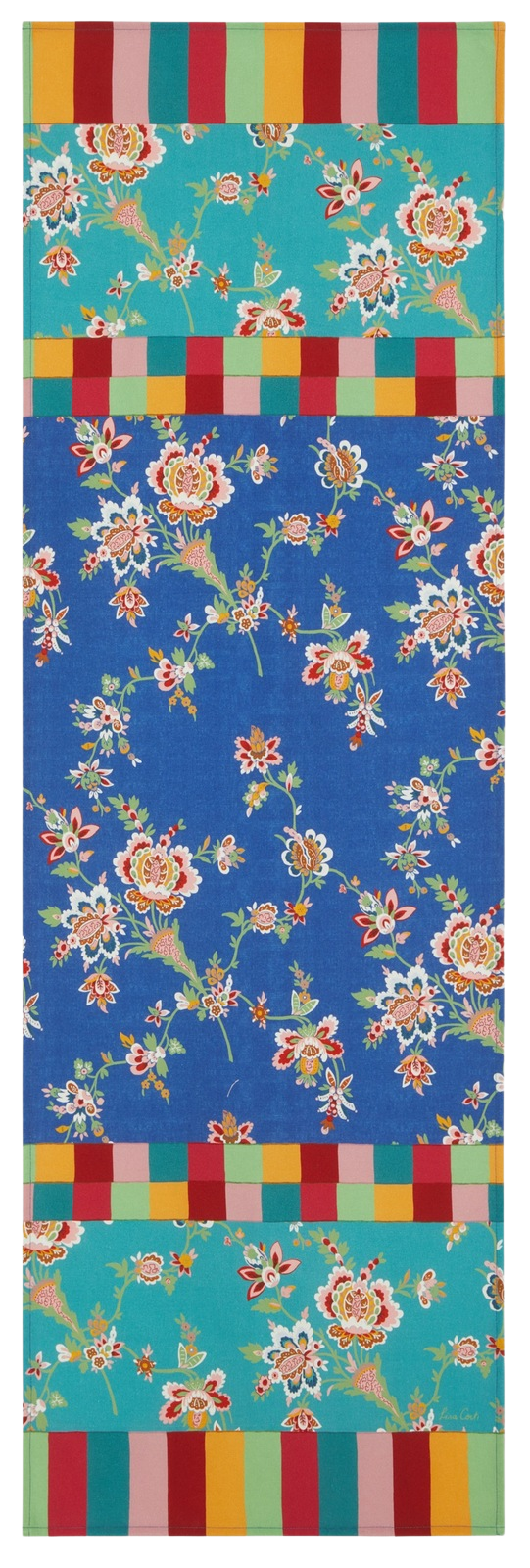 Cotton Runner - Swiss Blue Veronese