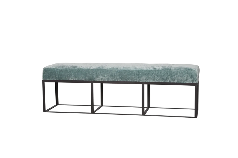 Cruz Bench in Bagha Tiger Fabric - In Stock