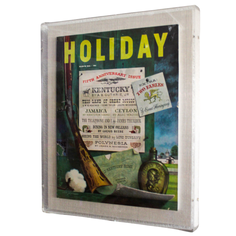 Framed Holiday Magazine Cover - March 1951, "Kentucky"