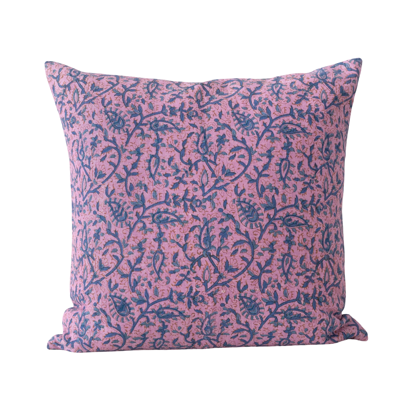 Block Print Pillow - Purple