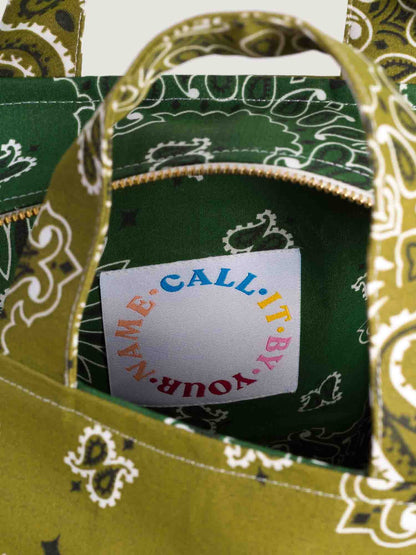 Trapeze Quilted Colorblock Tote Bag