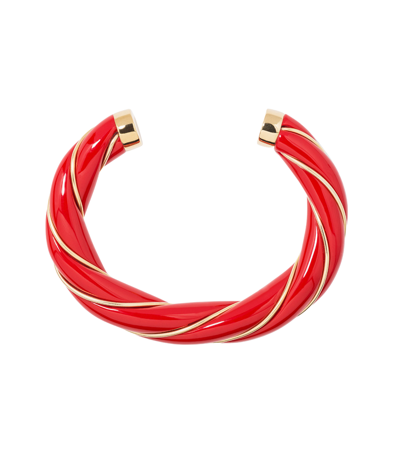 Diana Cuff Bracelet - Red