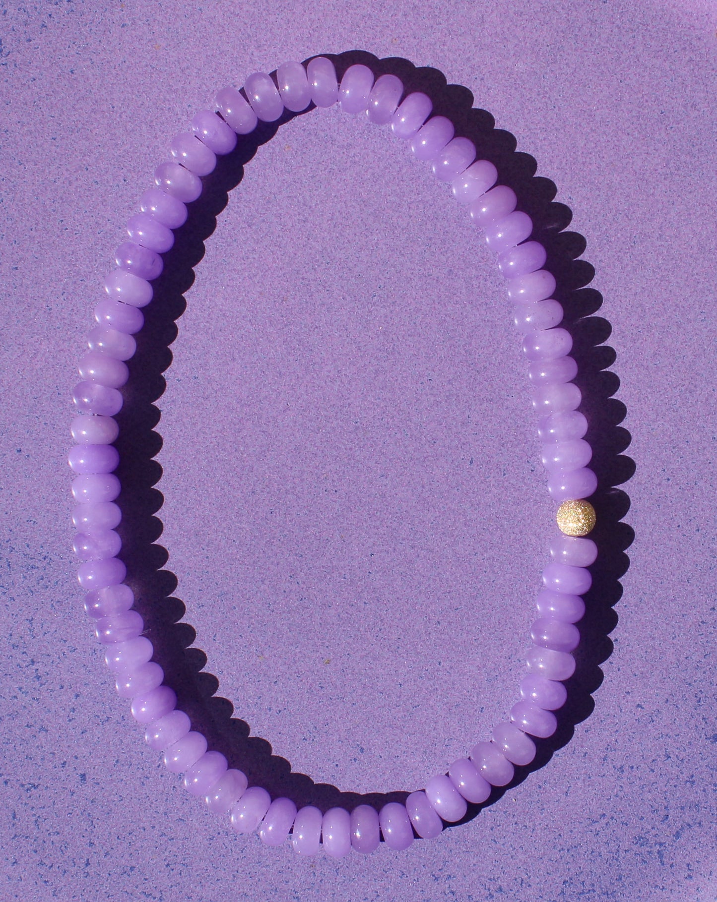 Cardoon Purple Monochrome Necklace