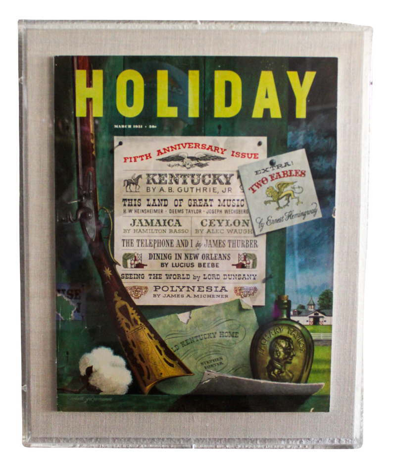 Framed Holiday Magazine Cover - March 1951, "Kentucky"