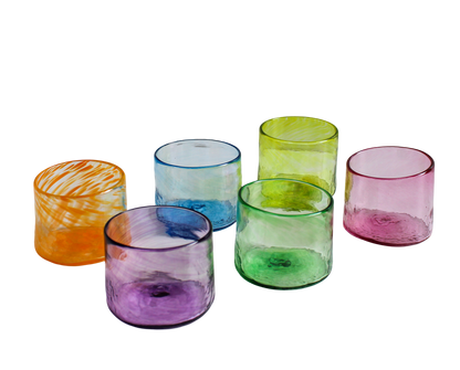 Rainbow Paradise Short Tumblers - Set of 6