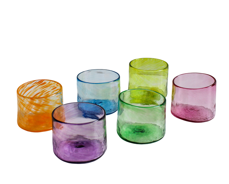 Rainbow Paradise Short Tumblers - Set of 6