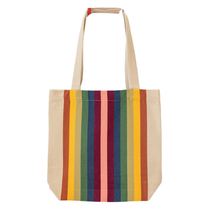 Earth Spectrum Stripe Tote Bag