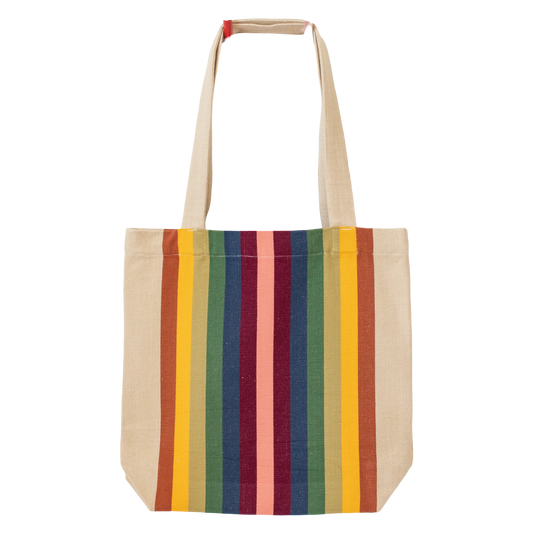 Earth Spectrum Stripe Tote Bag