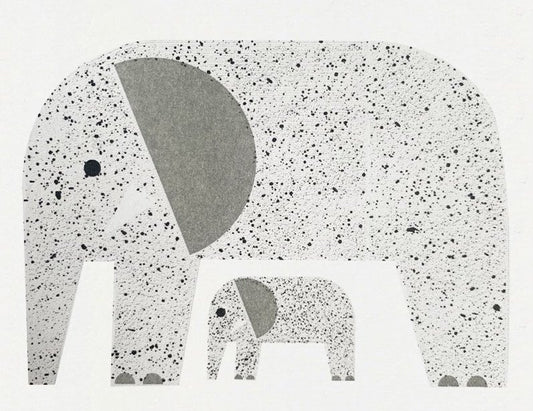 Elephants Mini Card