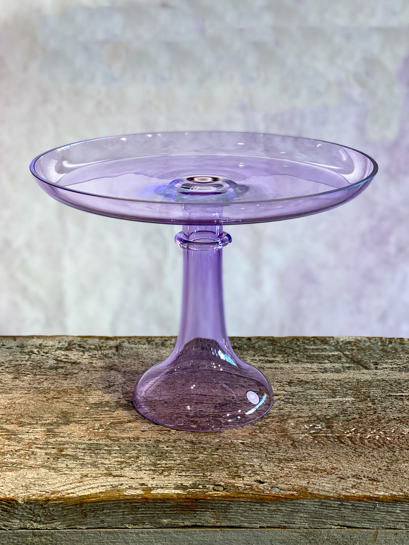 Colored Glass Cakestand