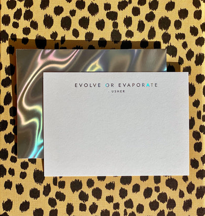 Evolve or Evaporate Cards