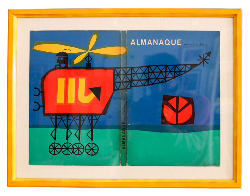 Framed Almanaque Magazine Cover - November 1960