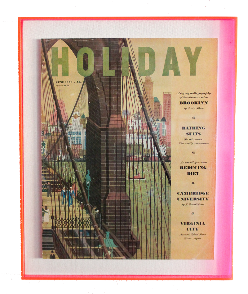 Framed Holiday Magazine Cover - June 1950, "Brooklyn"