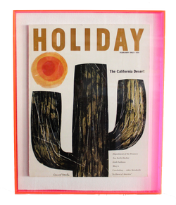 Framed Holiday Magazine Cover - February 1962, "California Desert"