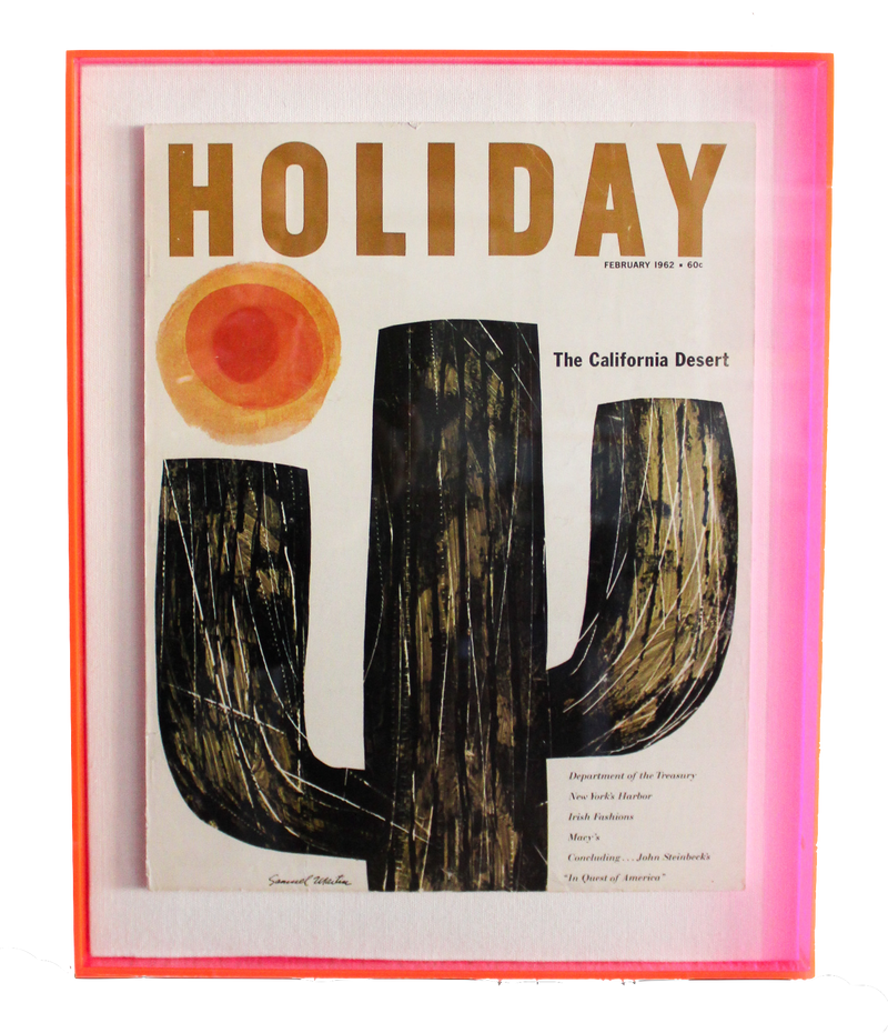 Framed Holiday Magazine Cover - February 1962, "California Desert"