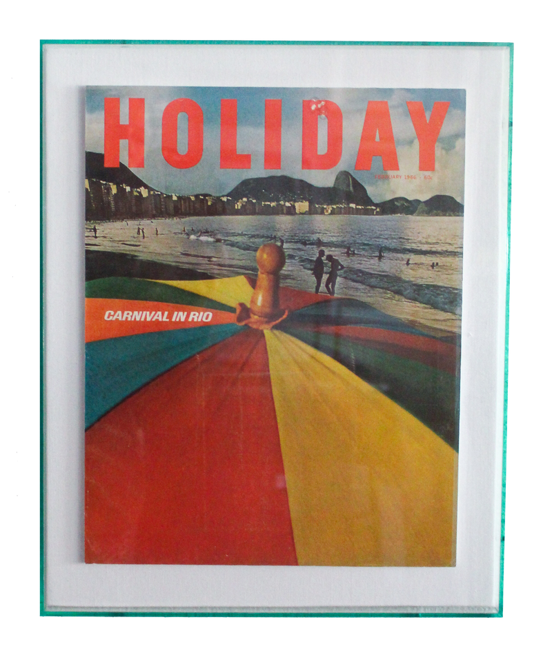 Framed Holiday Magazine Cover - February 1966, "Rio"