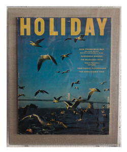 Framed Holiday Magazine Cover - August 1956, "San Francisco Bay"