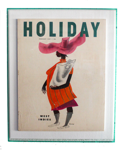Framed Holiday Magazine Cover - February 1949, "West Indies"