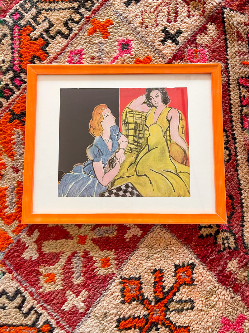 Framed 1946 Matisse First Edition Lithograph - "La Conversation"