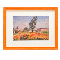 Framed 1946 Matisse First Edition Lithograph - "Toulouse Landscape"
