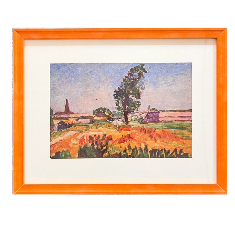 Framed 1946 Matisse First Edition Lithograph - "Toulouse Landscape"