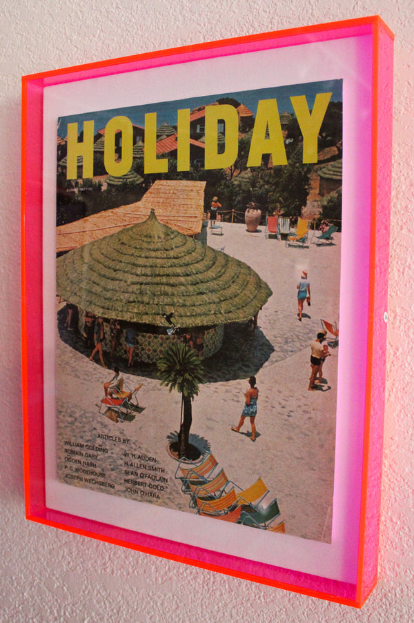 Framed Holiday Magazine Cover - August 1967, "Singapore"