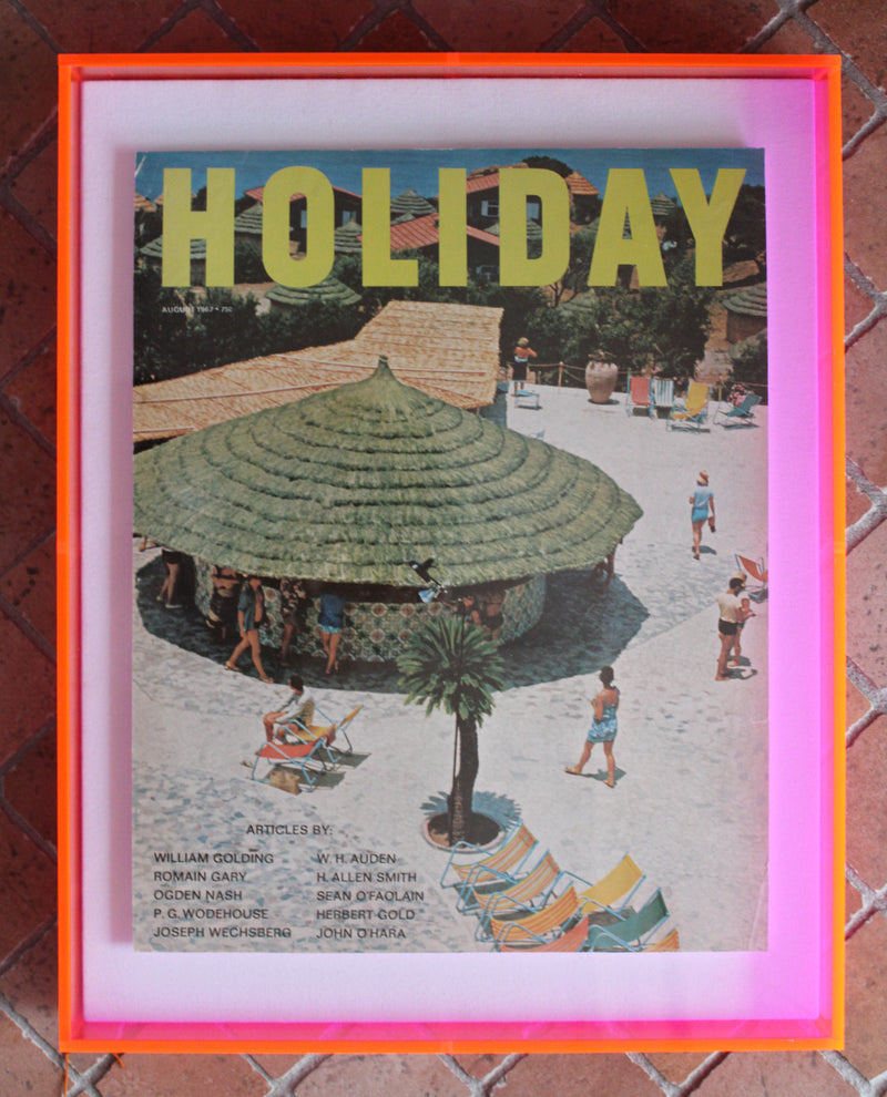 Framed Holiday Magazine Cover - August 1967, "Singapore"