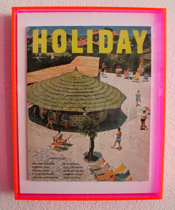 Framed Holiday Magazine Cover - August 1967, "Singapore"