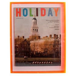 Framed Holiday Magazine Cover - November 1955, "The Ivy League"