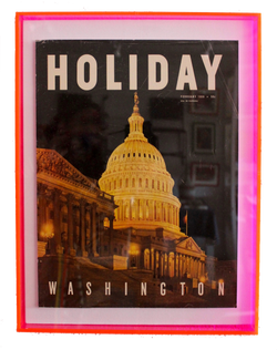 Framed Holiday Magazine Cover - February 1950, "Washington, DC"