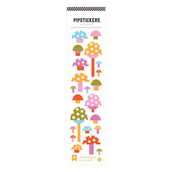 Fuzzy Dotted Mushroom Stickers