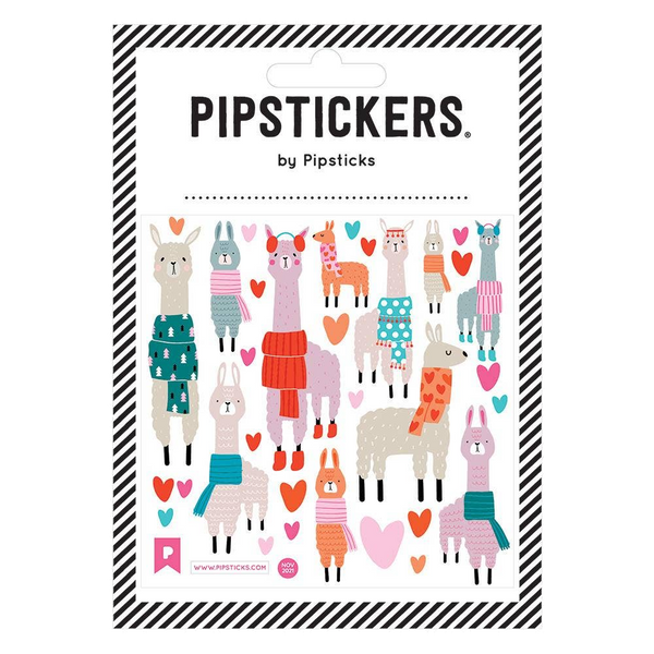 Fuzzy Llama Stickers