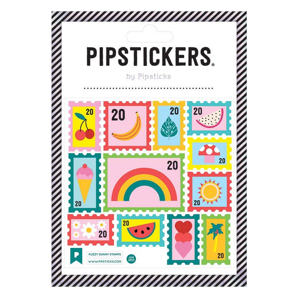 Fuzzy Sunny Stamps Stickers