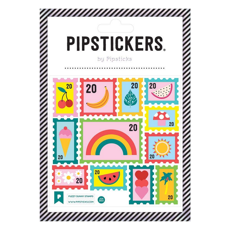 Fuzzy Sunny Stamps Stickers