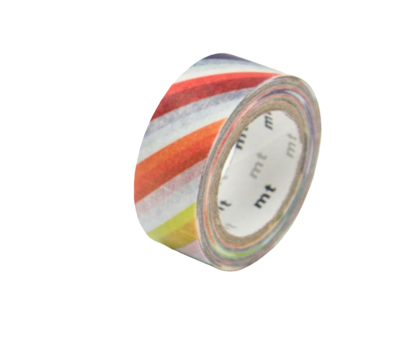 Colorful Stripe Washi Tape - 15mm