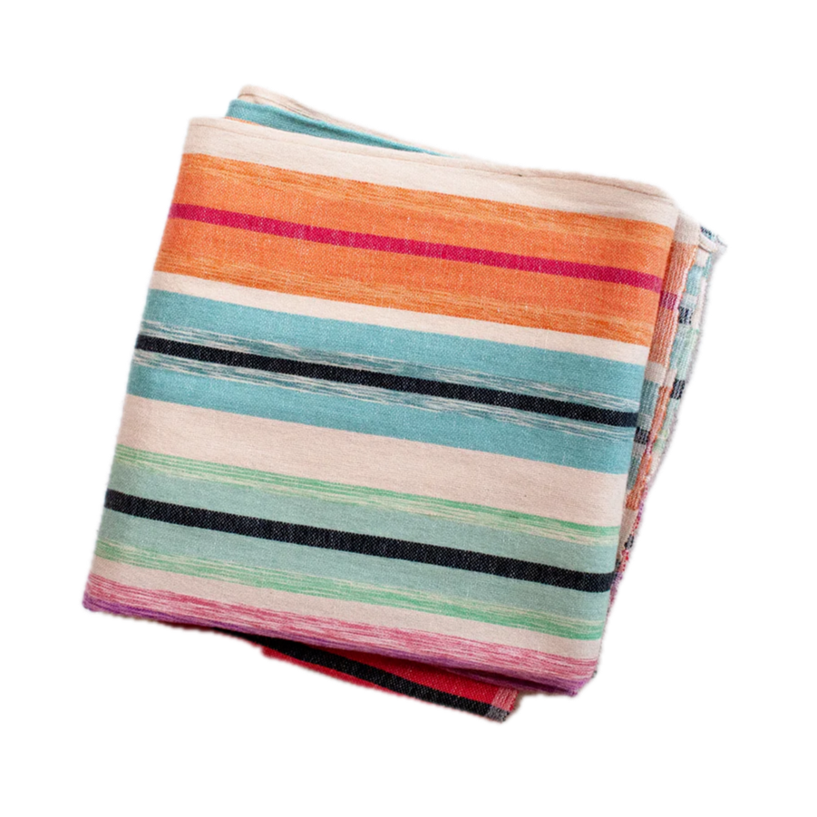 Desert Shawl - Mint Stripe