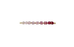 Gold Filled Ball Bracelet 2mm - Pink Sugar Ombre