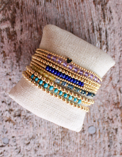 Gold Filled Ball Bracelet 2mm