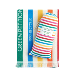 Striped Beach Towel in a Bag - Delmor