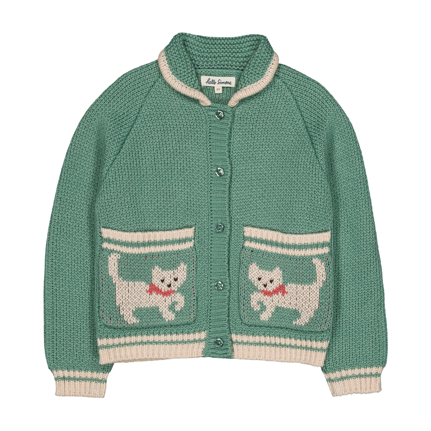 Grizzly Cardigan - Kitty Aqua