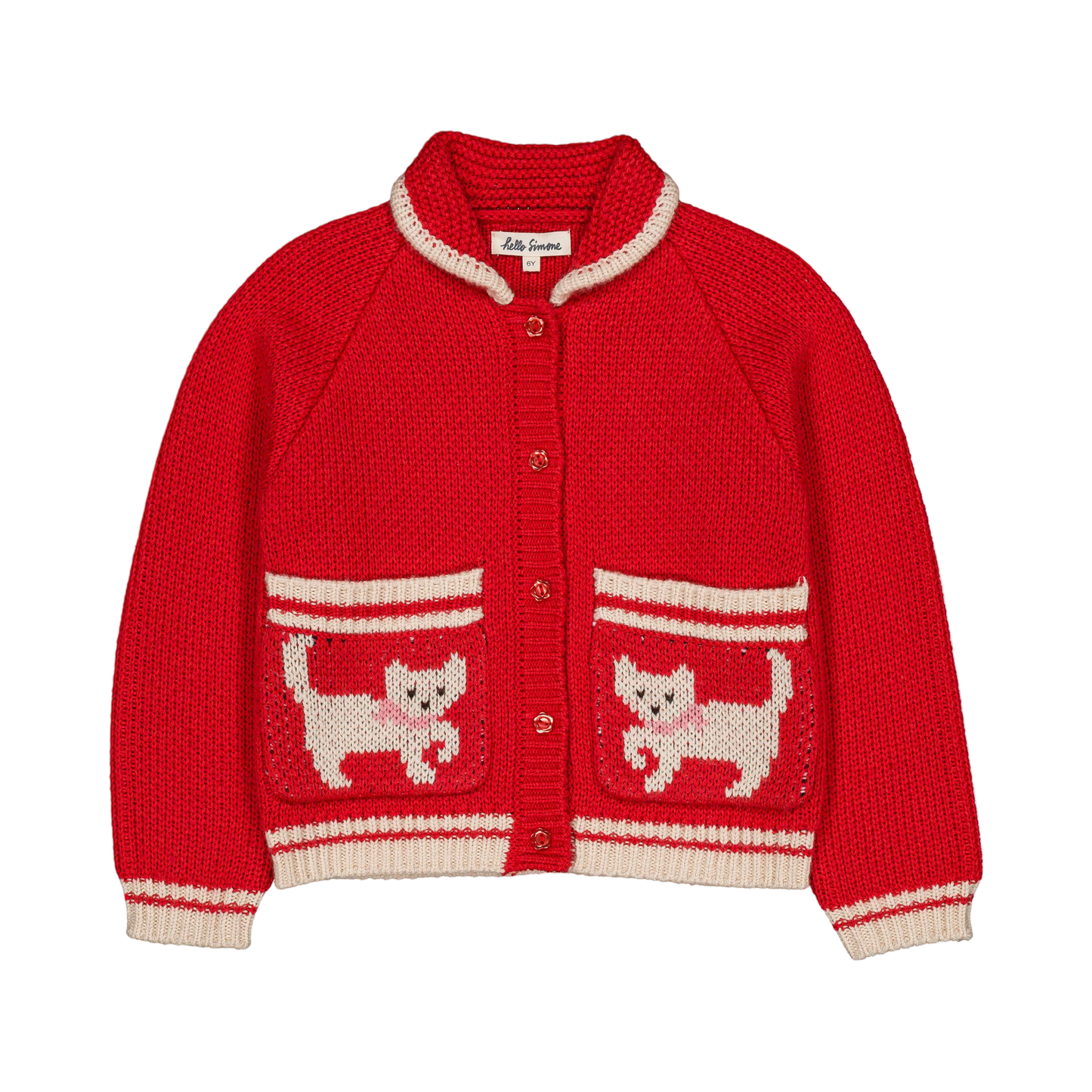 Grizzly Cardigan - Kitty Cherry