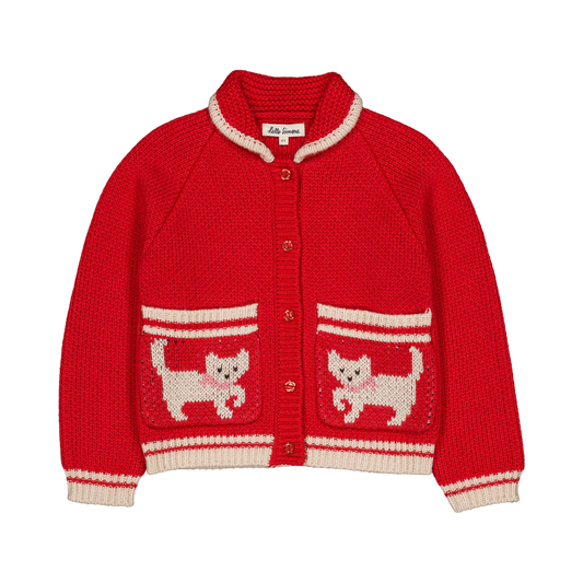 Grizzly Cardigan - Kitty Cherry
