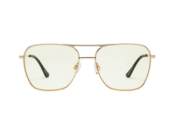 Hooper Readers & Blue Blocking Glasses - Polished Gold Yellow