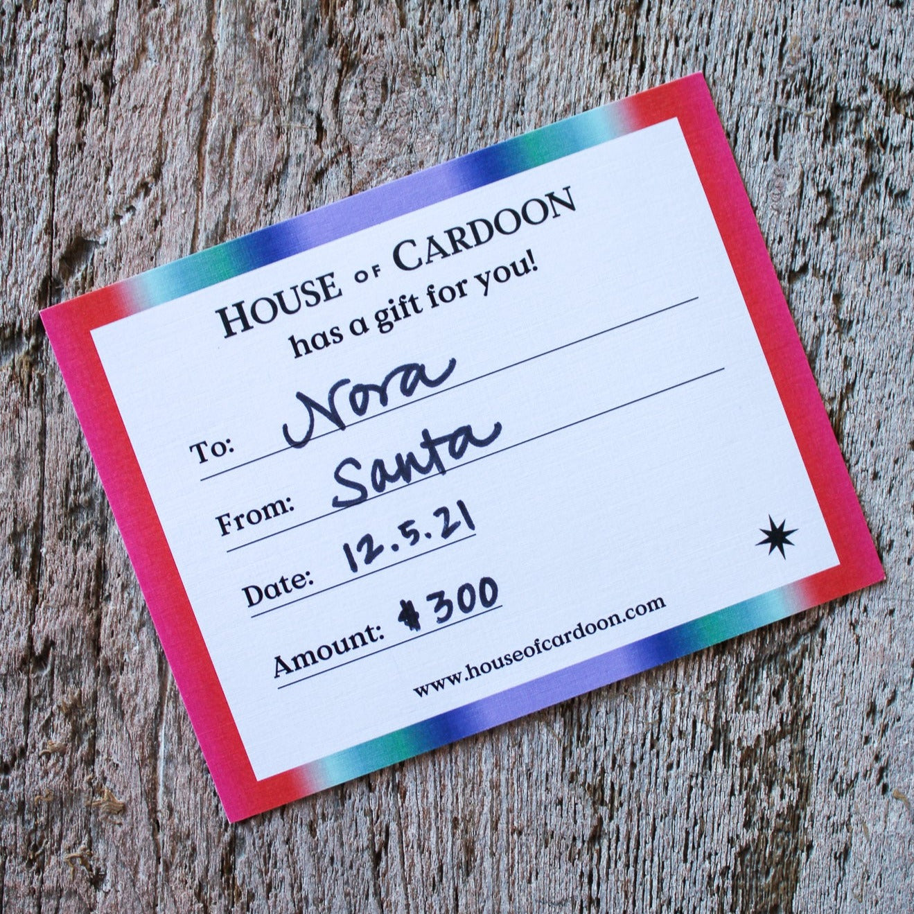 House of Cardoon Gift Card