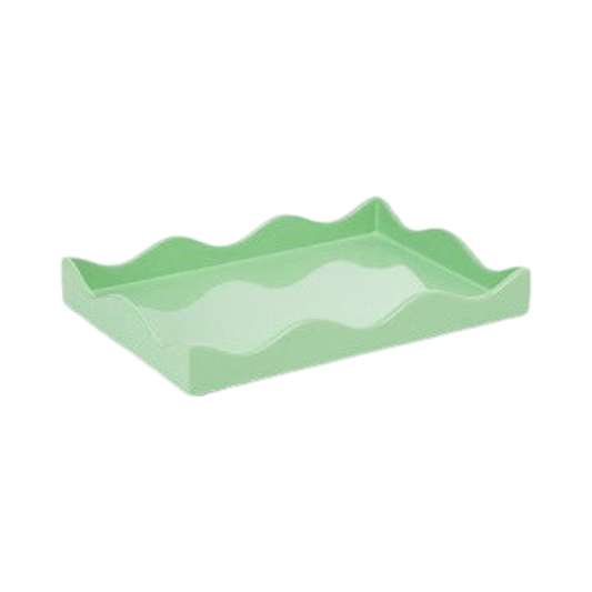 Rita Konig Belles Rives Lacquer Tray - Lyford Green