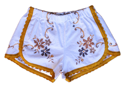 Embroidered Italian Dolphin Shorts - One of a Kind